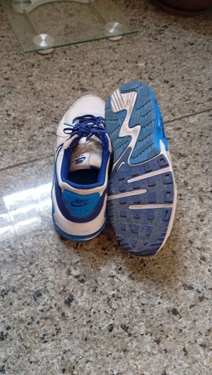 Tênis Air Max azul - Foto 4