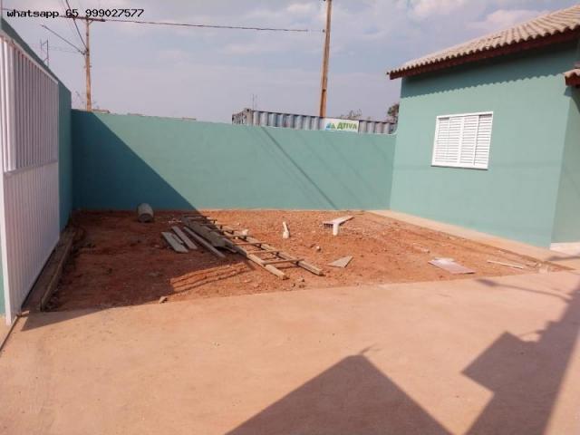 Casa para venda em várzea grande, são matheus, 2 dormitórios, 1 banheiro, 2 vagas - Foto 6