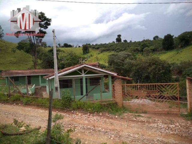 Excelente chácara com 02 casas, terreno plano, 1800 metros, perto do asfalto e linda vista - Foto 13