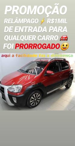 Mega SHOWROOM!! R$1ML DE ENTRADA(ETIOS CROSS 2014)