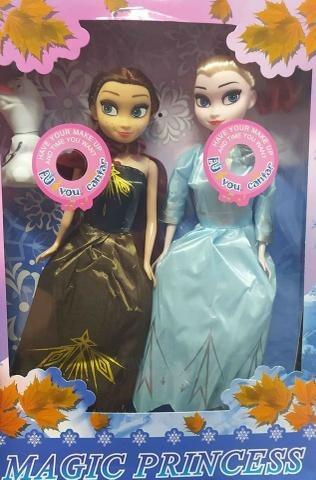 Bonecas Frozen 2 - Kit Anna e Elsa Com Olaf - Foto 4
