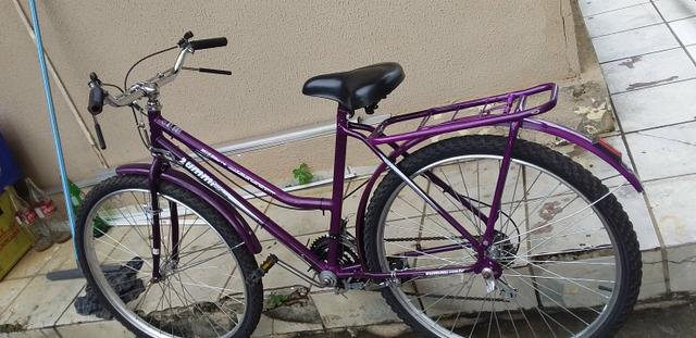 Vendo uma bicicleta nova com Macha hi garupa - Foto 2