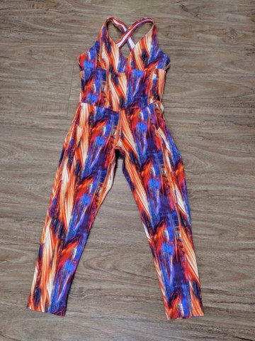 Macacão de ginástica tamanho PP