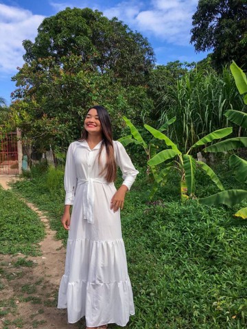 Vestido longo branco - Foto 2
