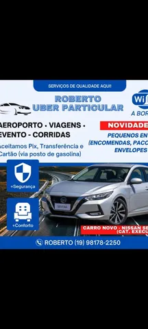 Motoristas usam carros particulares para transportar passageiros