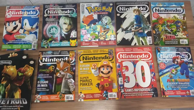 Revista Nintendo World games jogos raras volumes 140 141 142 143