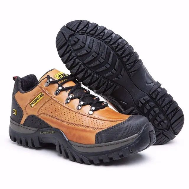 Bota caterpillar feminina cano curto