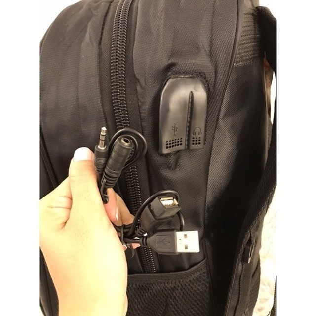 Mochila Cabo de Aço Reforçada Impermeavel Usb/Fone Notebook - Foto 4