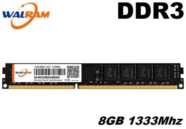 Memória Ddr3 Computador 8Gb 1333Mhz Walram Nova Lacrada