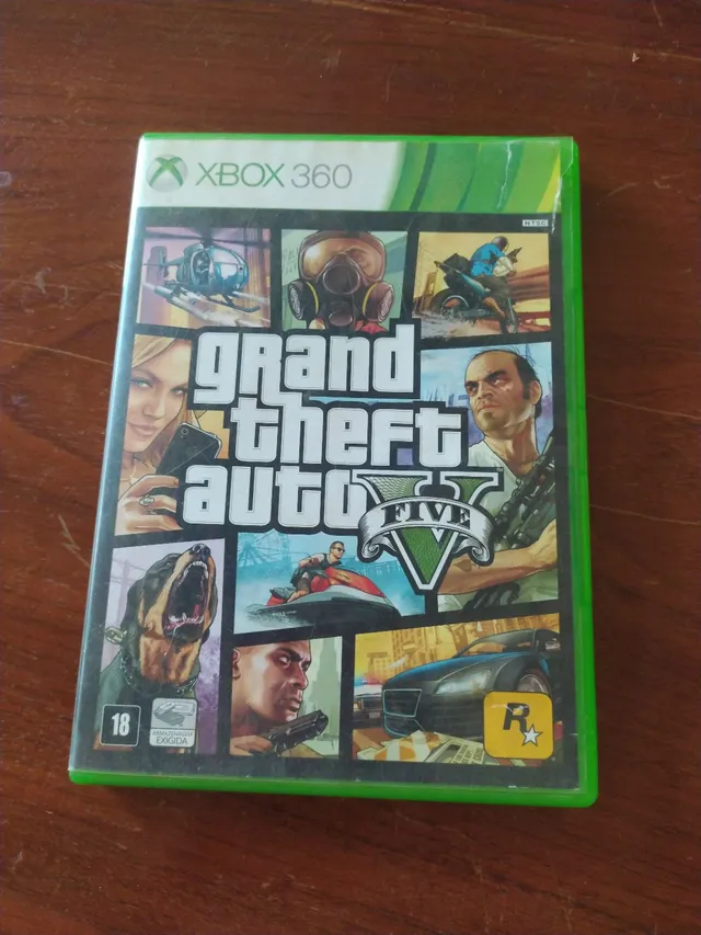 jogo GTA v GTA 5 Xbox 360 mídia física original