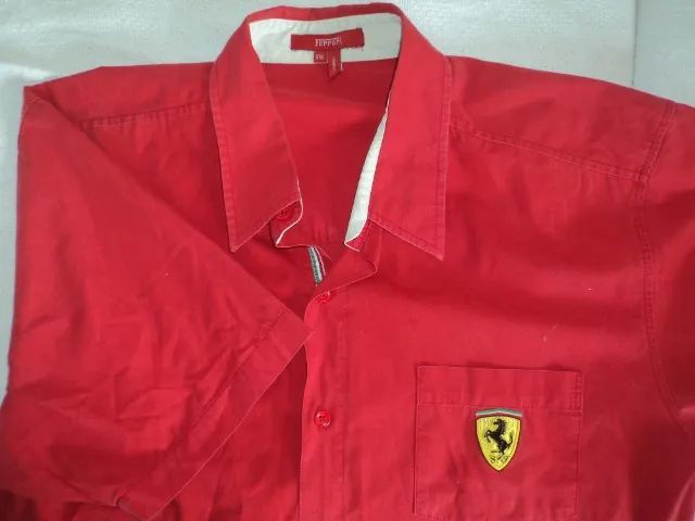 Camisa Ferrari Escuderia, Usado, Tamanho: XXL ( Item para Colecionador)