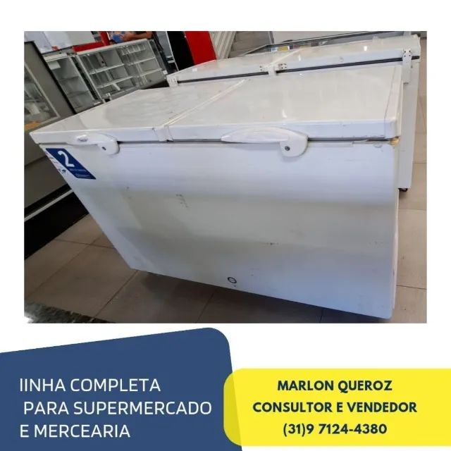 Freezer Congelador Tampa Cega