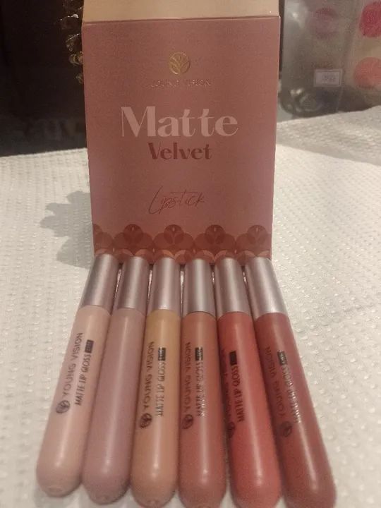 Batom Matte Young Vision - 6 cores.Conjunto - Foto 2
