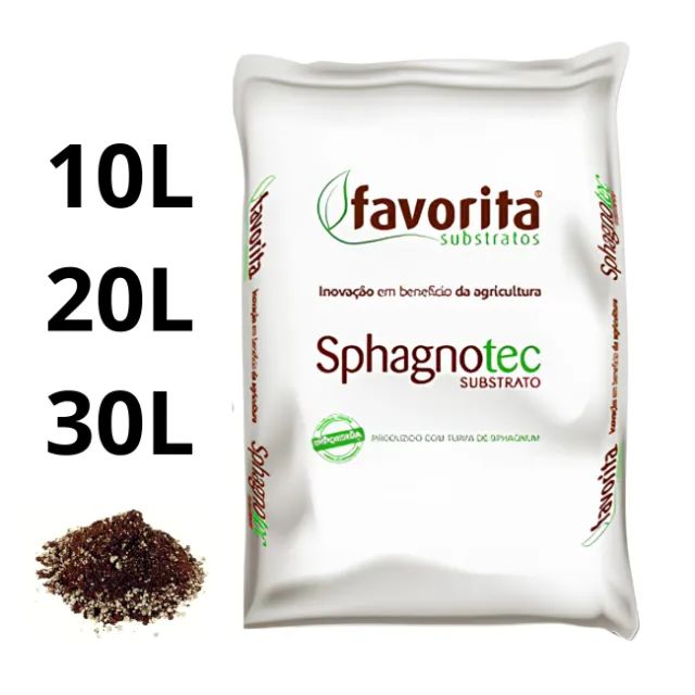 Substrato Inerte Para Cultivo Turfa + Perlita Sphagnum (50%-50%) pH5,8 EC0,3  - Lupa /