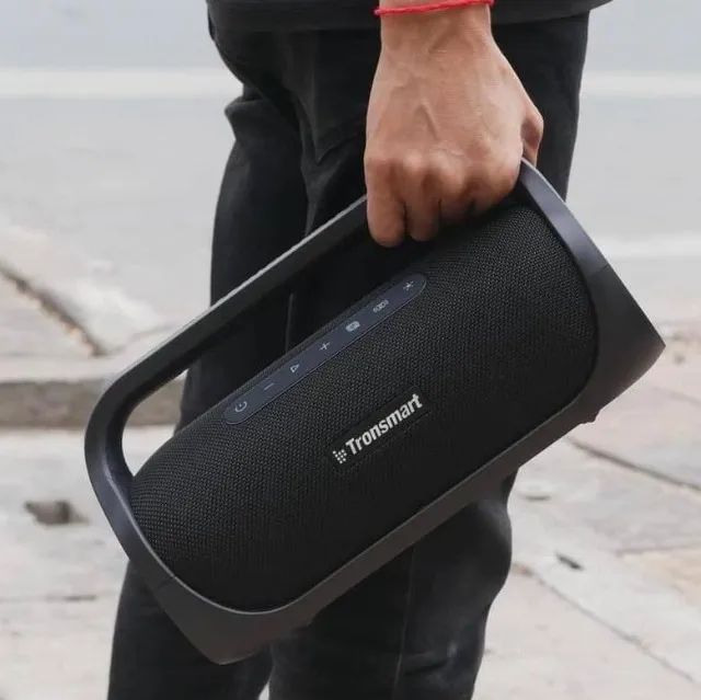 Alto-falante Bluetooth portátil Tronsmart Bang Mini com fio de 50w, cor: cinza, cinza, 110 - Foto 5