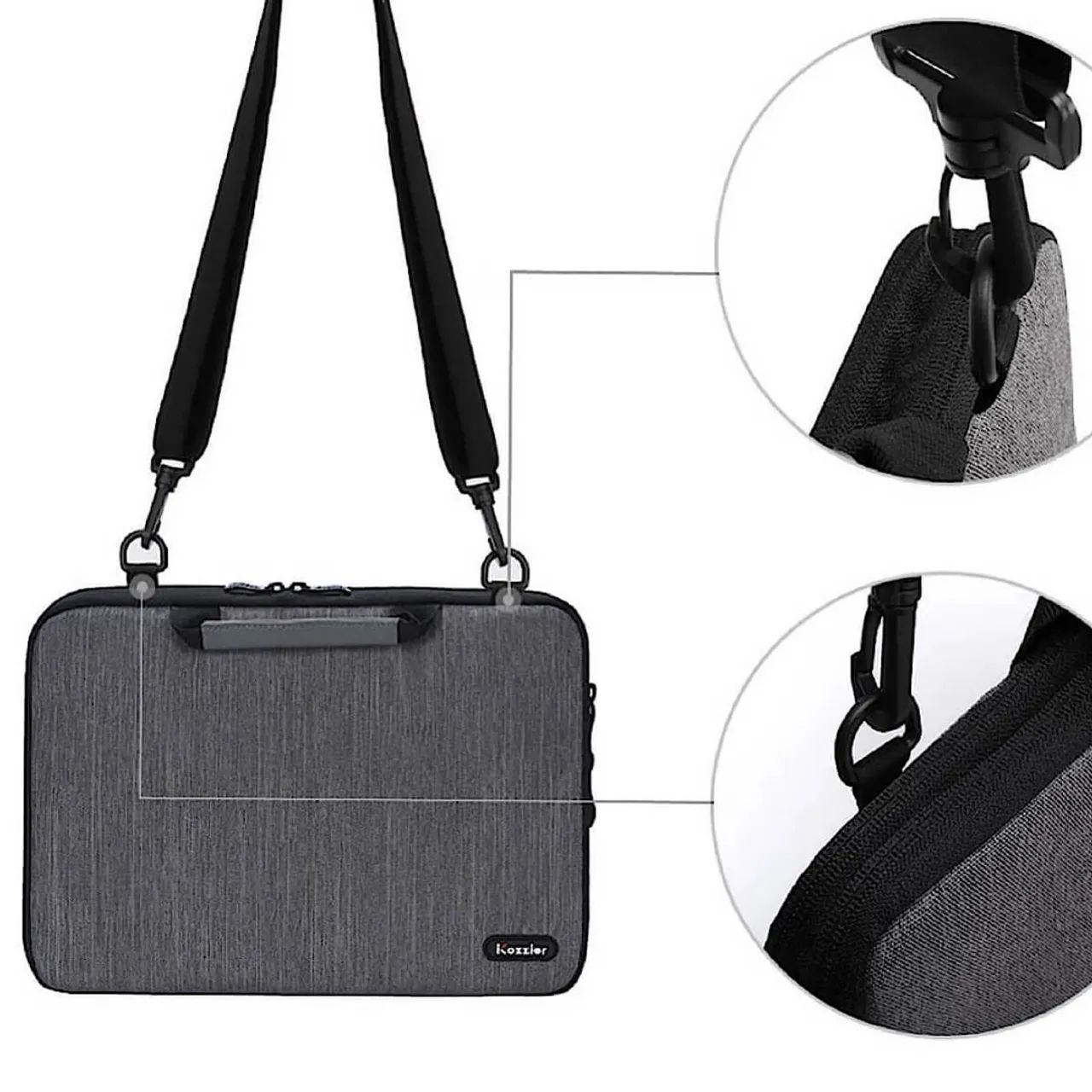 Bolsa MacBook Notebook IPad Slim Pasta Bag Case Proteção Água Veludo - Foto 4