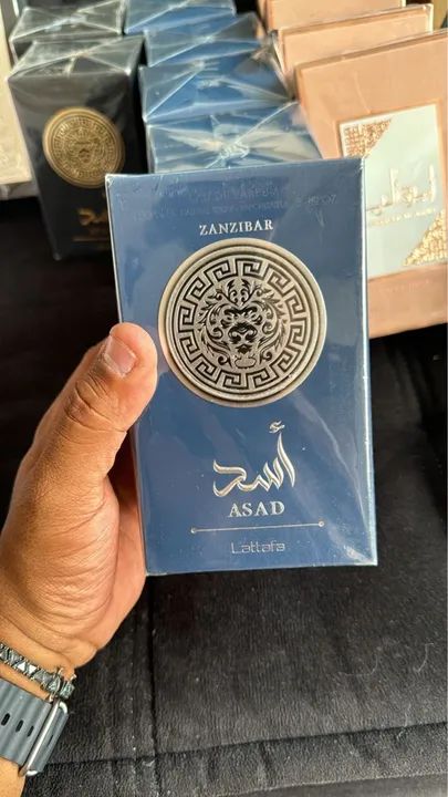 Perfume Lattafa Asad Zanzibar 100ml - Masculino - Foto 4