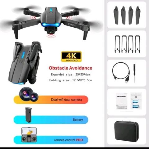 Drone E88 2 câmera 