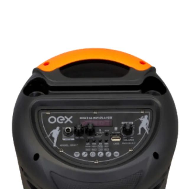 Caixa de Som Bluetooth Speaker Tower C/ Microfone Preto SK417 - Oex  cod: 3962 - Foto 2