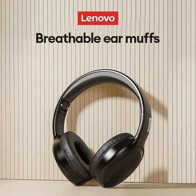 Fone Lenovo Bluetooth TH30 Headset, Treino, Academia, Game