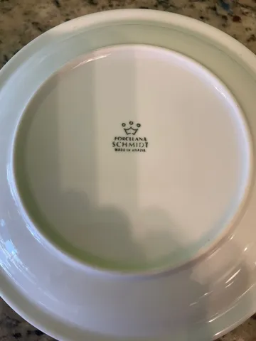 10 pratos de sobremesas porcelana (Schimit)