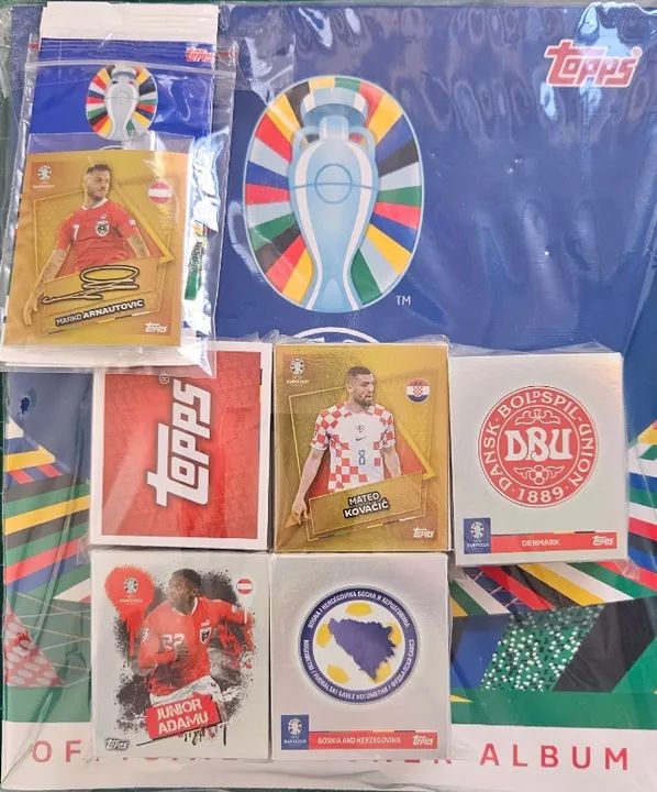 Álbum Uefa Euro 2024 - Capa Normal - Completo - Figurinhas Soltas. - Foto 2