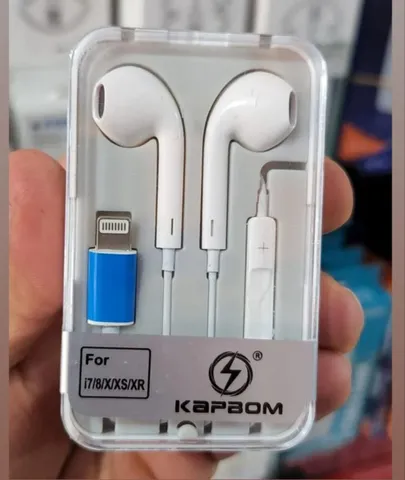 Fone com fio para iPhone