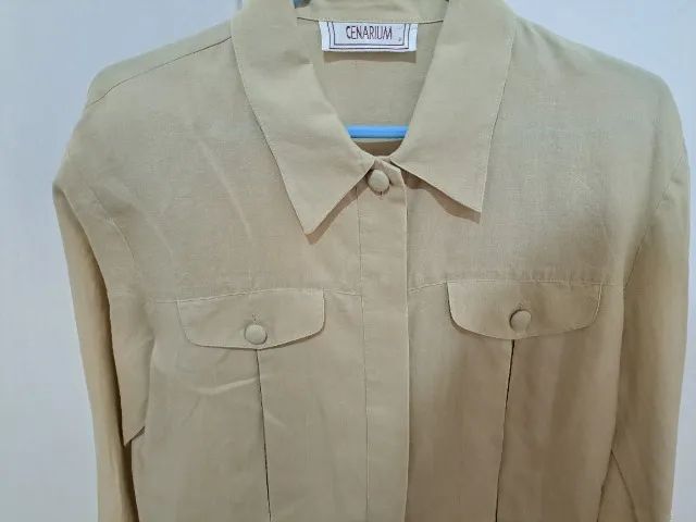 Blusa- Camisa feminina Linho