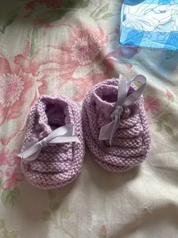 Sapatilha de bebê RN 0 a 6 meses 