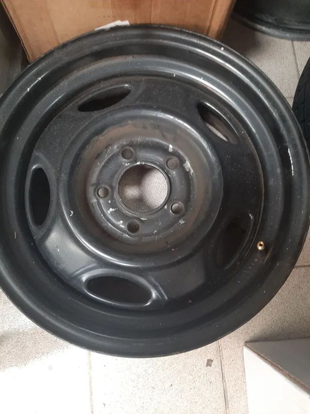 Roda de ferro aro 15 Ford Explorer Preta original 5x114 usadas - Carros ...