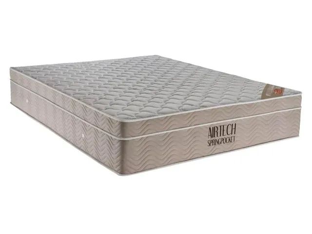 Colchão Airtech SpringPocket Molas Ensacadas Queen l765