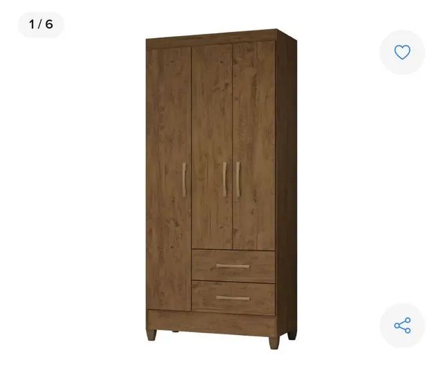 GUARDA ROUPA NOVO, SUPER ESPAÇOSO 
