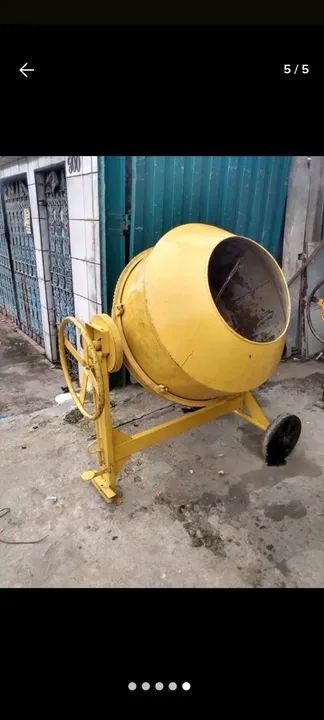 Betoneira Usada para Construção 400 litros. Motor  2 CV.. monofásico 