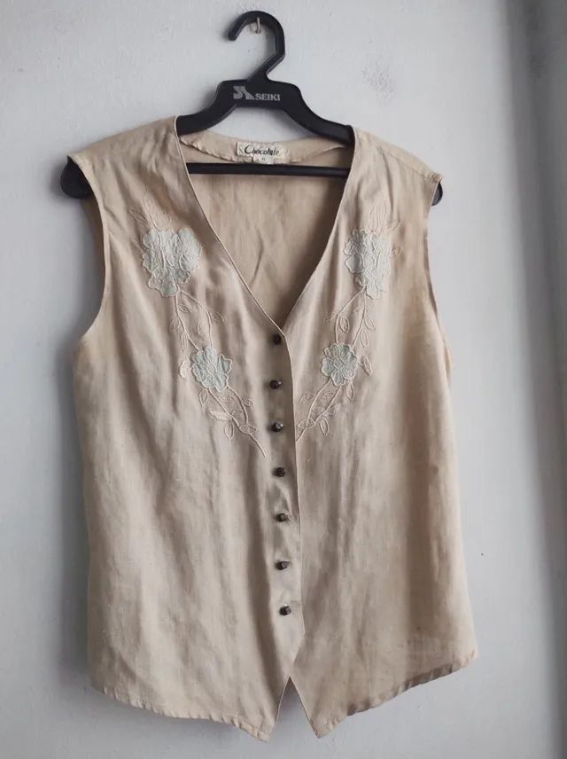 Colete linho Tam médio  - Foto 5
