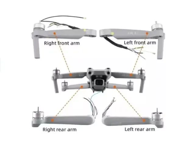 Braço Com Motor - Dianteiro Direito - Dji Air 2s Original - Foto 3
