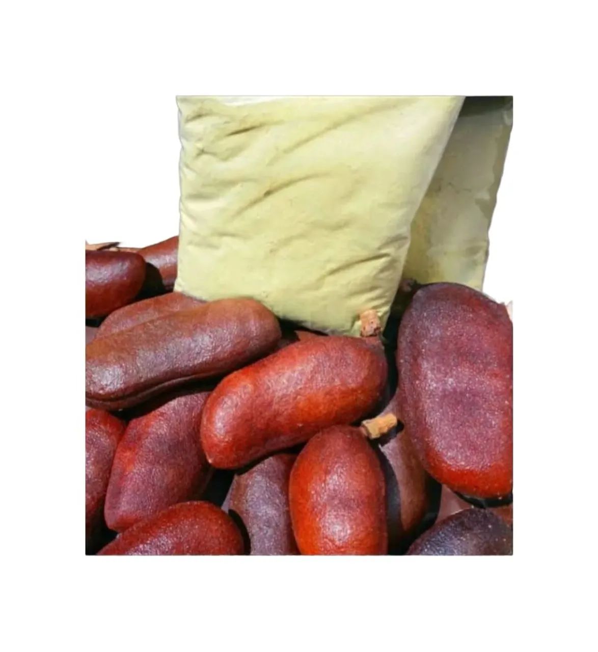 Jatobá Farinha pura Polpa Frutos 100g - Foto 2