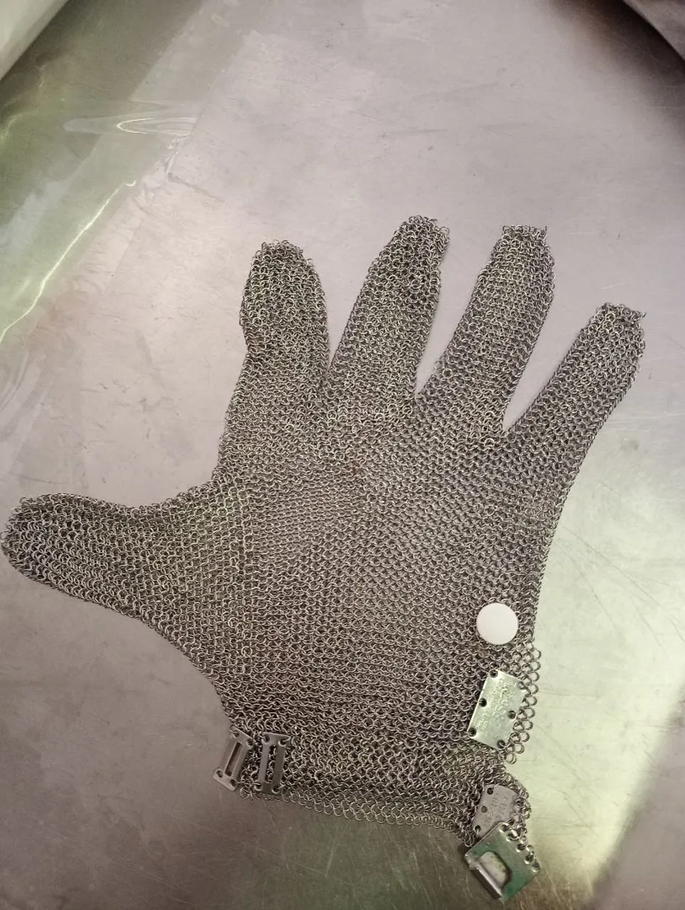 Luva de segurança em aço inox