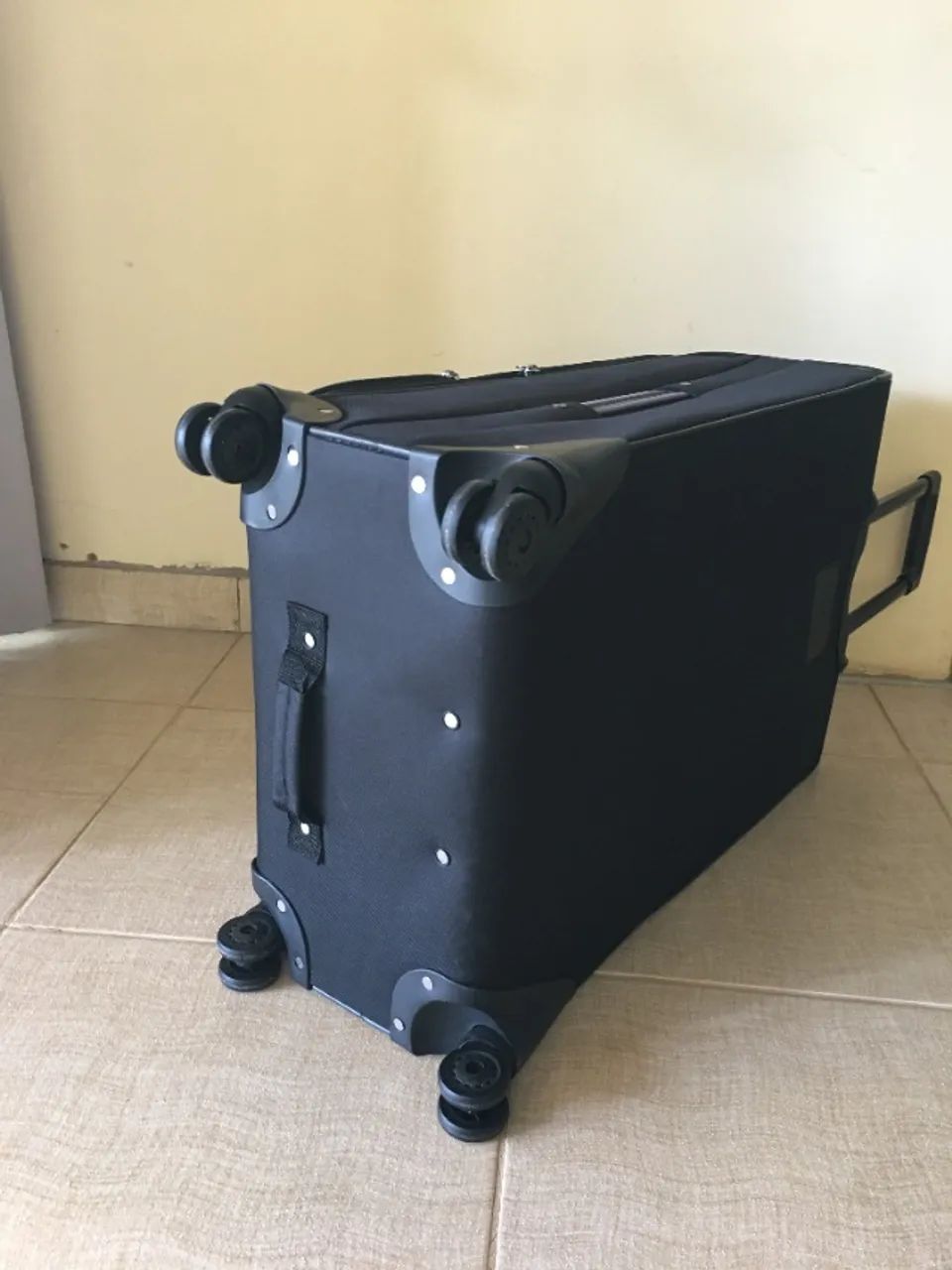 Mala de viagem, preta, marca CrewLine  - Foto 4