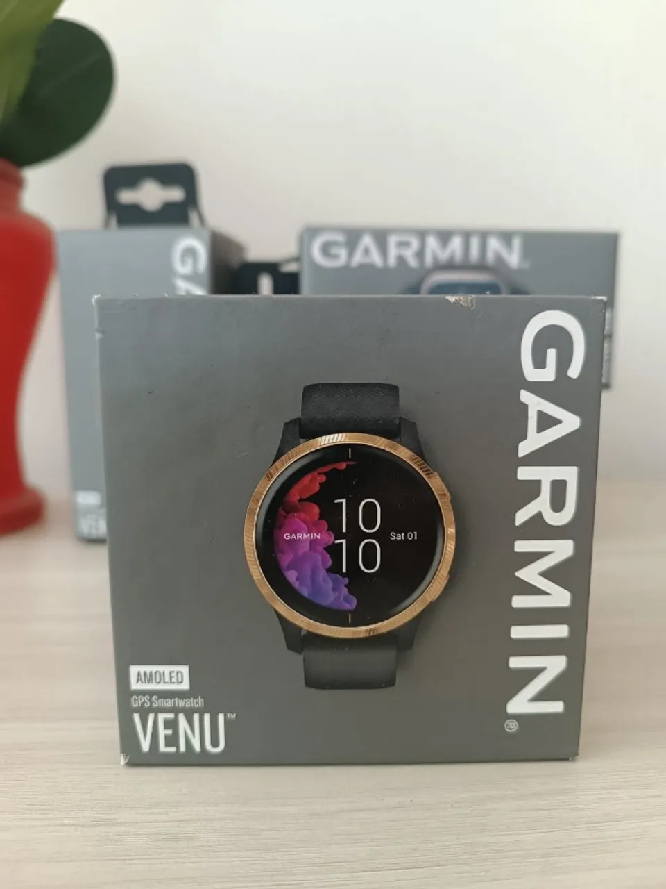 Garmin Venu AMOLED Music - Elegância e Tecnologia em Cada Detalhe