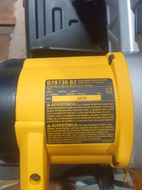 Serra policorte de Metal Dewalt 14" - Foto 4