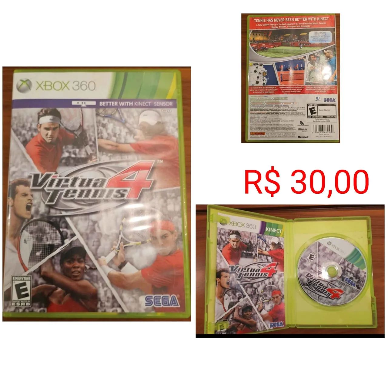 Virtua Tennis 4 Xbox 360