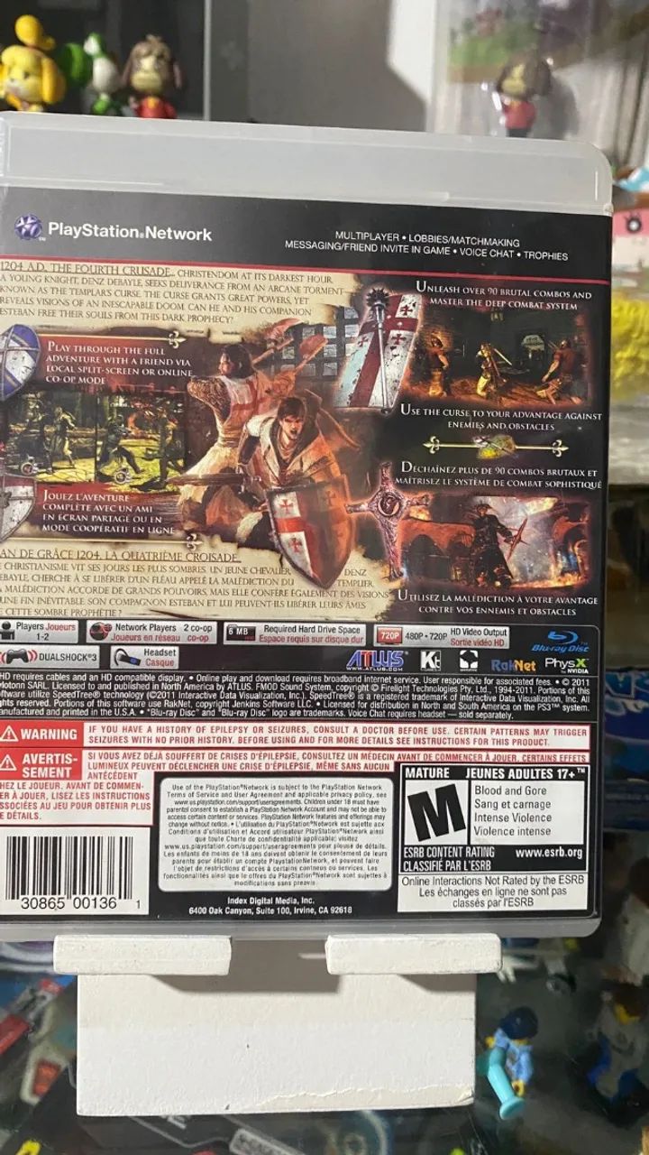 The Cursed Crusade Ps3 Usa Cib Novo  - Foto 5