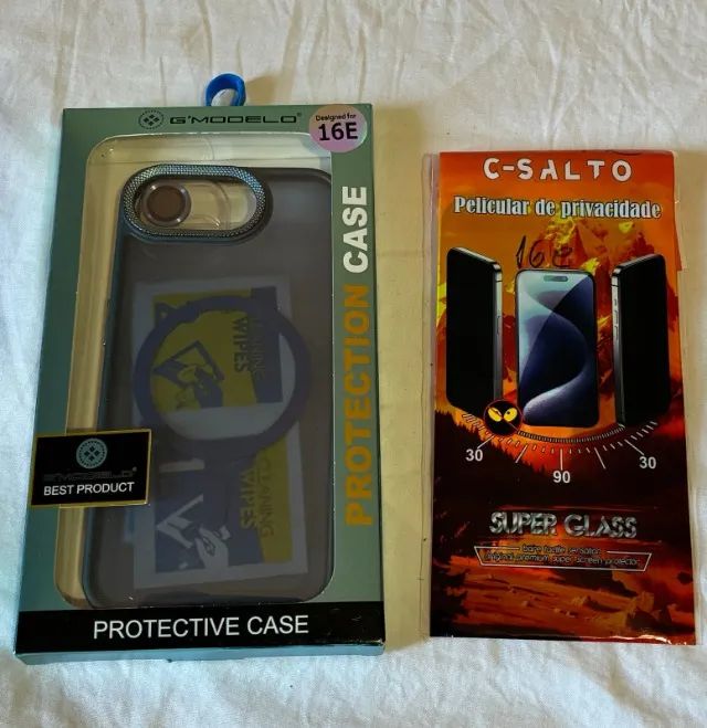 Capa Fosca Magsafe iPhone 16e Com Película De Privacidade - Foto 2