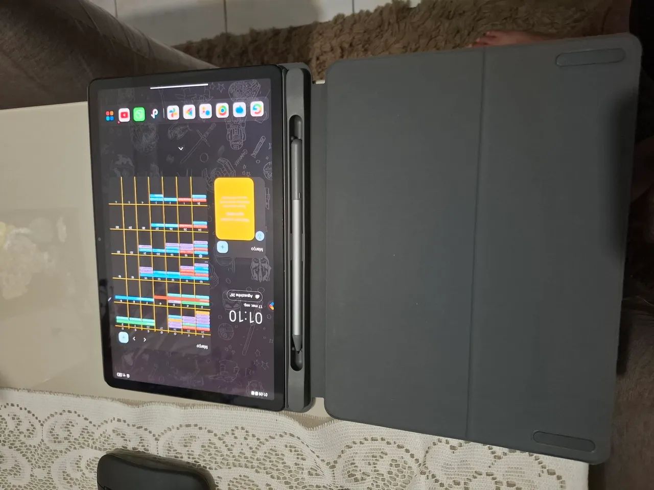 Tablet Lenovo m11 com caneta teclado e mouse - Foto 5