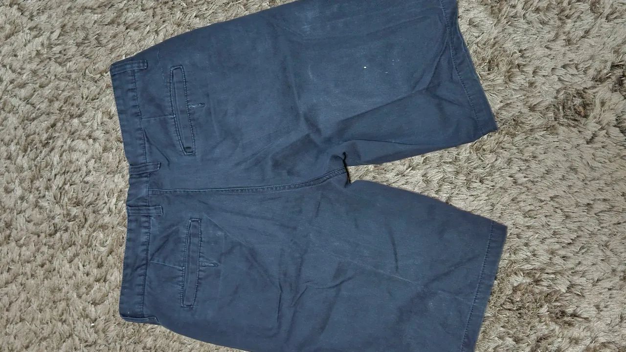 Shorts Masculino Azul Escuro - Foto 2
