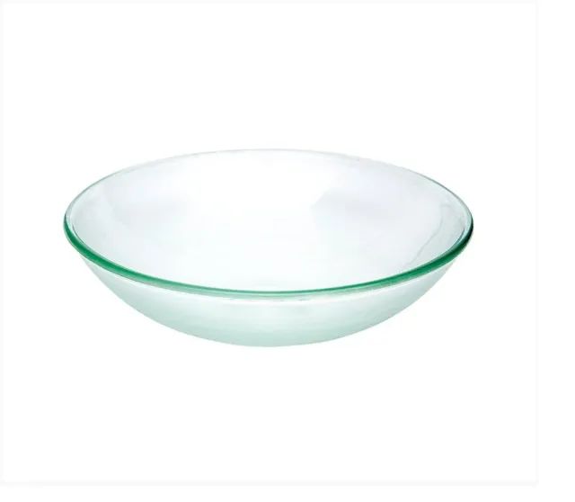 Cuba de Vidro Transparente Redonda de Sobrepor (Apoio) Para Banheiro - Foto 4