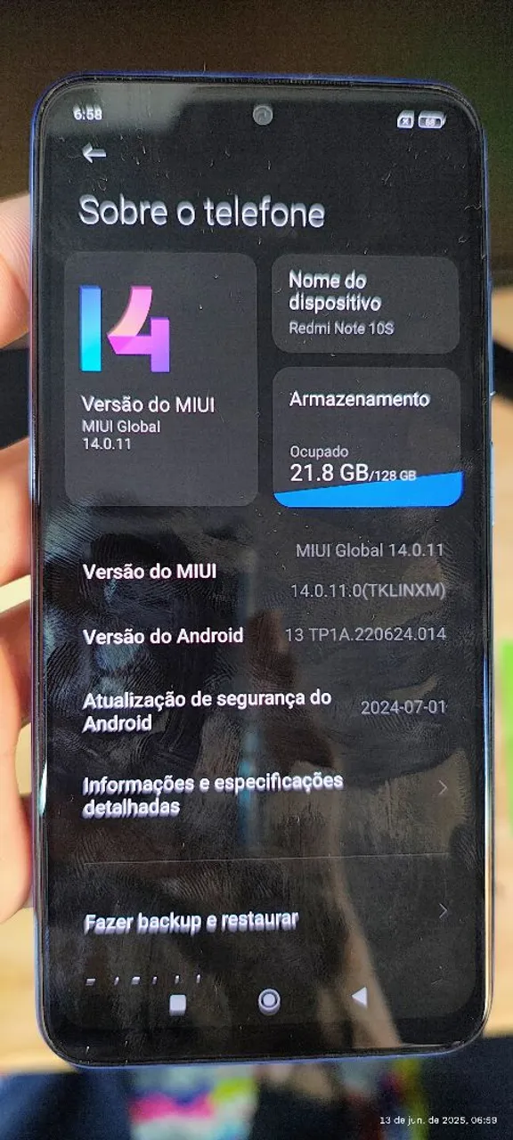 Redmi note 10s