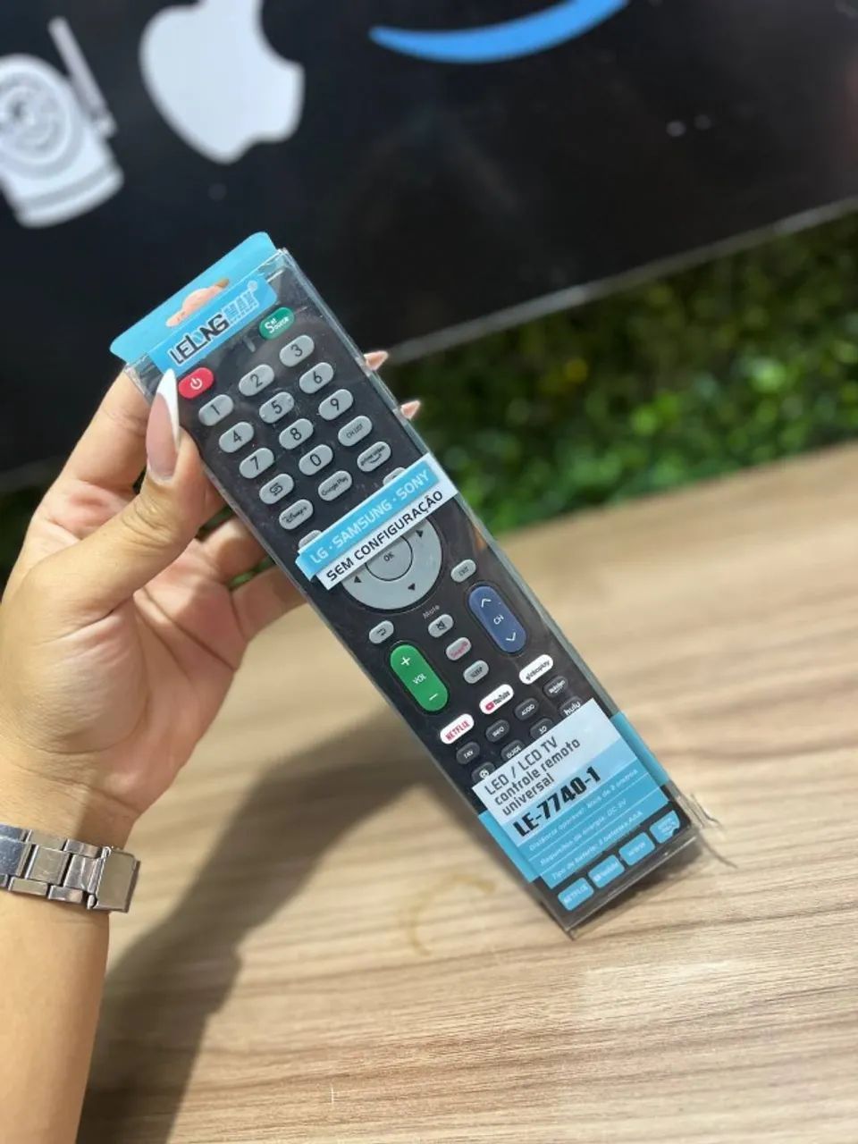 Controle Universal Para TV LED/LCD Não Smart - LE-77440-1 LELONG MAX