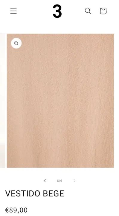 Vestido longo bege de alça - Foto 4