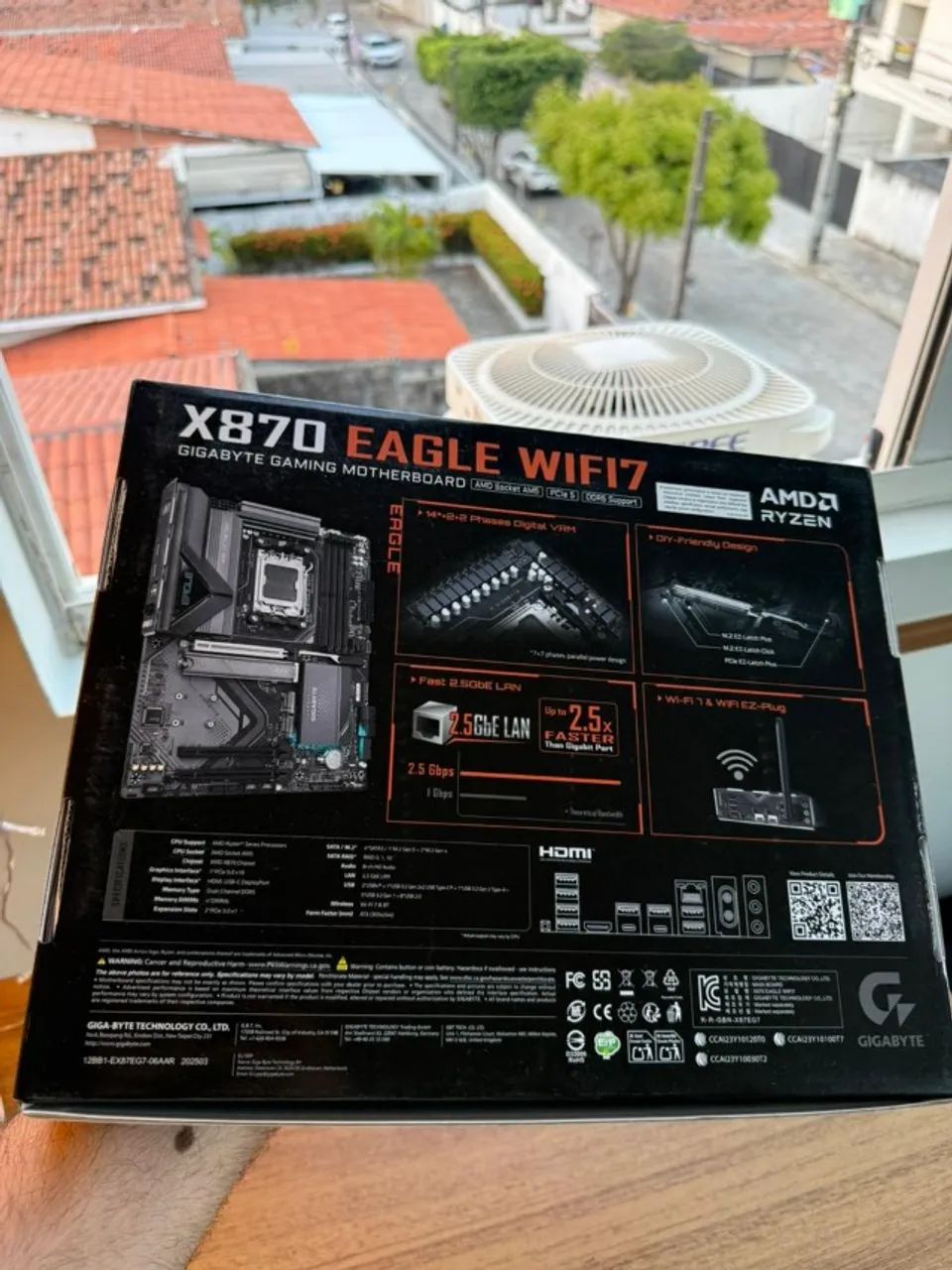 (Lacrado) Placa mãe Gigabyte X870 Eagle wifi 7 - Foto 3